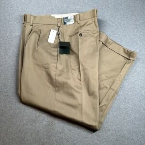 Brooks Brothers Country Club VTG 100% Cotton Khaki Pants W42 Mens Chinos Tan NWT